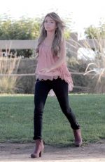 SARAH HYLAND on the Set of Modern Family in Santa Monica 08/07/2015