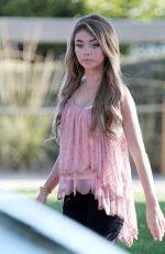 SARAH HYLAND on the Set of Modern Family in Santa Monica 08/07/2015