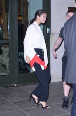 SELENA GOMEZ Leaves Her Hotel in New York 08/19/2015