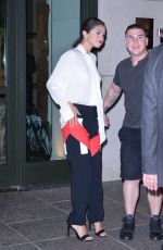 SELENA GOMEZ Leaves Her Hotel in New York 08/19/2015