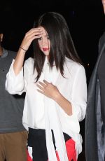 SELENA GOMEZ Leaves Her Hotel in New York 08/19/2015