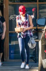 SELENA GOMEZ Leaves Pedalers Fork Restaurant in Calabasas 08/10/2015