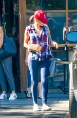 SELENA GOMEZ Leaves Pedalers Fork Restaurant in Calabasas 08/10/2015