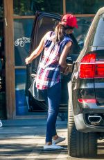 SELENA GOMEZ Leaves Pedalers Fork Restaurant in Calabasas 08/10/2015