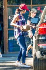 SELENA GOMEZ Leaves Pedalers Fork Restaurant in Calabasas 08/10/2015