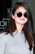 SELENA GOMEZ Out and About in New York 08/19/2015