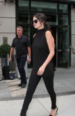 SELENA GOMEZ Out and About in New York 08/20/2015