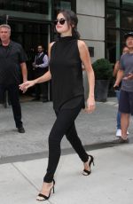 SELENA GOMEZ Out and About in New York 08/20/2015