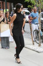 SELENA GOMEZ Out and About in New York 08/20/2015