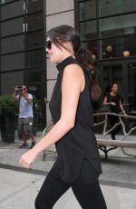 SELENA GOMEZ Out and About in New York 08/20/2015