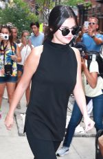 SELENA GOMEZ Out and About in New York 08/20/2015