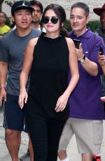 SELENA GOMEZ Out and About in New York 08/20/2015