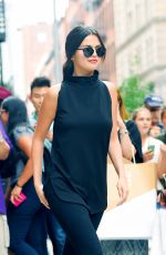 SELENA GOMEZ Out and About in New York 08/20/2015