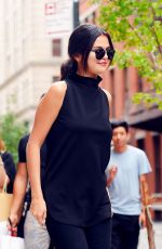 SELENA GOMEZ Out and About in New York 08/20/2015
