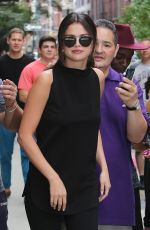 SELENA GOMEZ Out and About in New York 08/20/2015