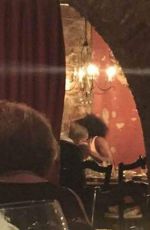 SERENA WILLIAMS and Drake Kiss and Cuddle at a Restaurant in Cincinnati 08/23/2015