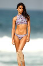 SHANINA SHAIK in Bikinis on the Set of a Photoshooot for Kookai in New South Wales 08/21/2015