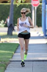 STEPHANIE PRATT Working Out at a Park in Hollywood 07/25/2015