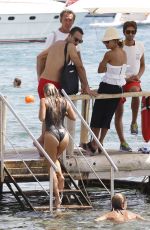 SYLVIE MEIS in Bikini on the Beach of Ibiza 03/08/2015