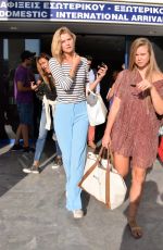 TONI GARRN Arrives at Airport in Mykonos 08/21/2015
