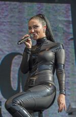 TULISA CONTOSTAVLOS in Rubber Catsuit Performs at Brighton Gay Pride 08/01/2015