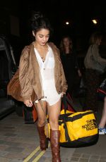 VANESSA HUDGENS Leaves Chiltern Firehouse in London 08/03/2015