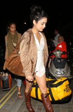 VANESSA HUDGENS Leaves Chiltern Firehouse in London 08/03/2015
