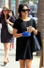 VANESSA HUDGENS Out and About in Beverly Hills 08/25/2015