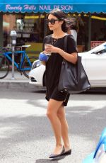 VANESSA HUDGENS Out and About in Beverly Hills 08/25/2015