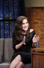 WINONA RYDER at Late Night With Seth Meyers in New York 08/10/2015