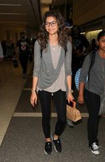 ZENDAYA COLEMAN Arrives at Los Angeles International Airport 08/28/2015
