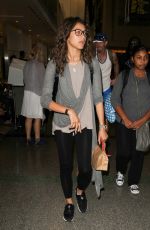 ZENDAYA COLEMAN Arrives at Los Angeles International Airport 08/28/2015