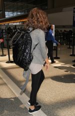 ZENDAYA COLEMAN Arrives at Los Angeles International Airport 08/28/2015