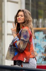 ZENDAYA COLEMAN Out and About in New York 08/06/2015