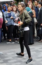 ZENDAYA in Tights Leaves Her Hotel in London 08/12/2015