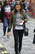ZENDAYA in Tights Leaves Her Hotel in London 08/12/2015