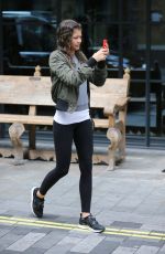 ZENDAYA in Tights Leaves Her Hotel in London 08/12/2015