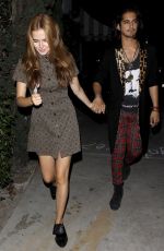 ZOEY DEUTCH Leaves Le Jardin Nightclub in Hollywood 07/31/2015