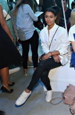 AANDA STEELE at Lacoste Fashion Show in New York 09/12/2015