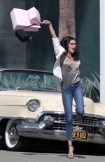 ADRIANA LIMA on the Set of Vogue Eye Wear Line Photoshoot in Los Angeles 09/24/2015