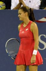 AGNIESZKA RADWANSKA at 2015 US Open in New York, Day 5, 09/04/2015