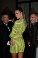 ALESSANDRA AMBROSIO Arrives at amfAR Gala in Milan 09/26/2015
