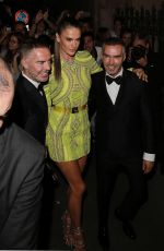 ALESSANDRA AMBROSIO Arrives at amfAR Gala in Milan 09/26/2015