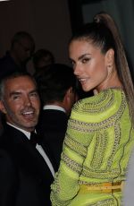 ALESSANDRA AMBROSIO Arrives at amfAR Gala in Milan 09/26/2015
