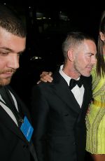 ALESSANDRA AMBROSIO Arrives at amfAR Gala in Milan 09/26/2015