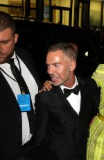 ALESSANDRA AMBROSIO Arrives at amfAR Gala in Milan 09/26/2015