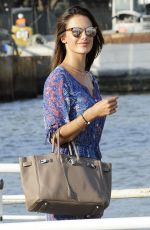 ALESSANDRA AMBROSIO Arrives at Lido for 72nd Venice Film Festival 09/01/2015