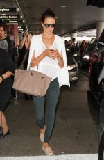 ALESSANDRA AMBROSIO at LAX Airport in Los Angeles 09/04/2015