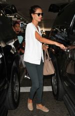 ALESSANDRA AMBROSIO at LAX Airport in Los Angeles 09/04/2015
