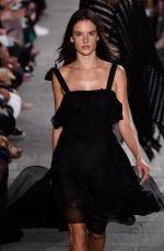ALESSANDRA AMBROSIO at Philosophy DiLlorenzo Serafini Show at Milan Fashion Week 09/25/2015